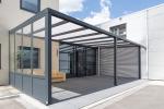 CustomlineVeranda-polycarbonaat-vaste zijwand met borstweringSint-Michielsgestel