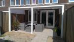 Veranda, Terrasoverkapping, Greenline structuur wit, Son en Breugel