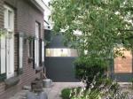 Aluminium schutting/zijwand met glas, Middelrode 